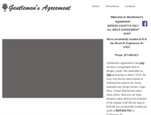 Tablet Screenshot of gentlemensagreement.net